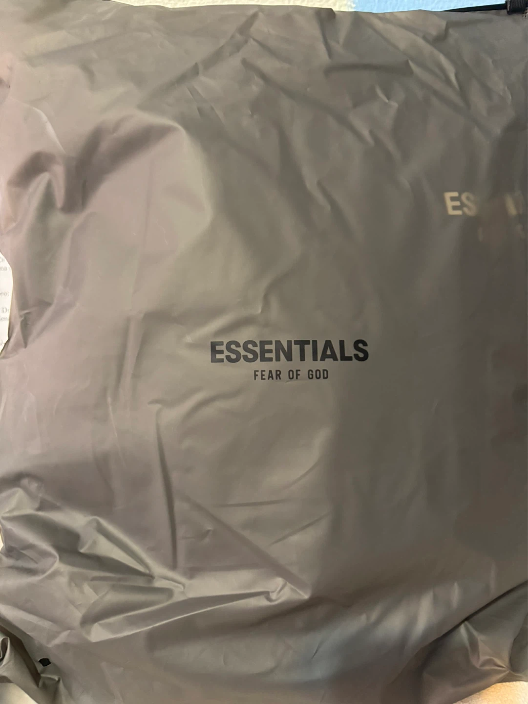 Fear of God Essentials Hoodie Black