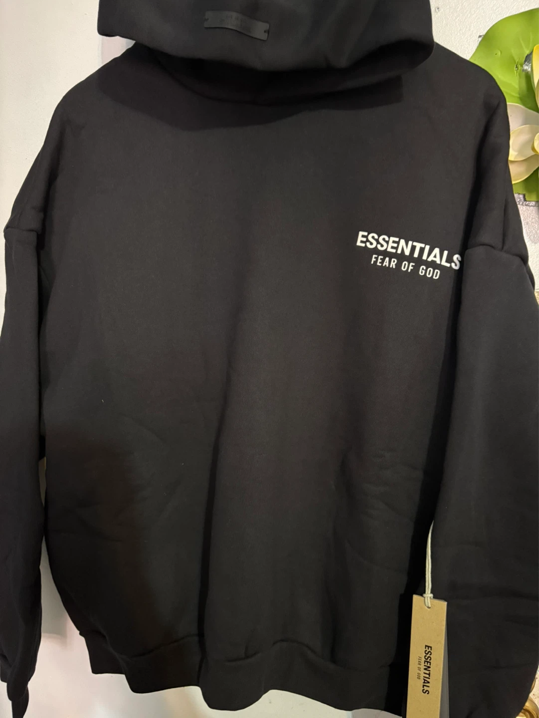 Fear of God Essentials Hoodie Black - photo 2
