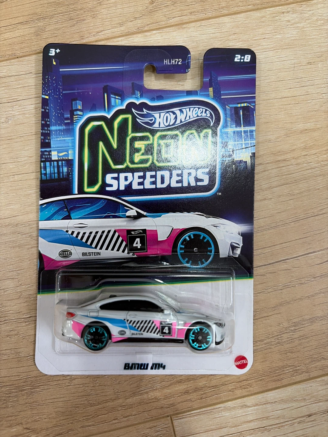 Hot Wheels Neon Speeders BMW M4 Die-Cast Car