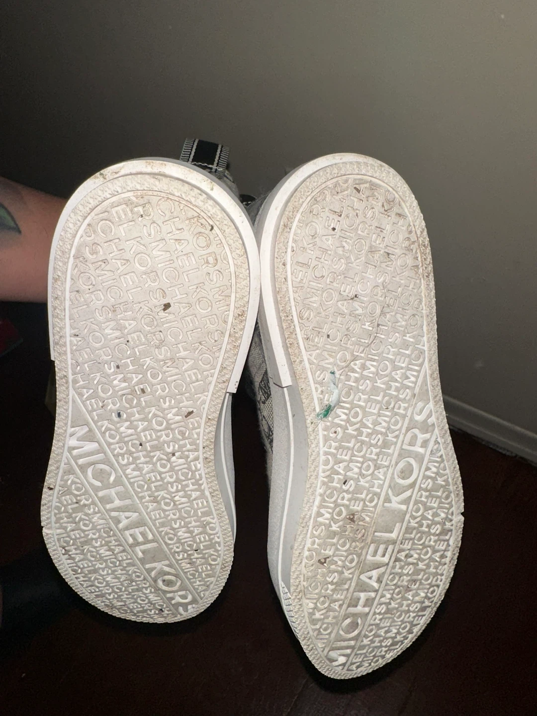 Michael Kors Evy Empire Logo Jacquard High-Top Sneaker 6M US - photo 3