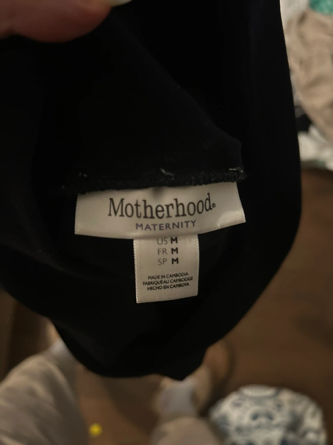 Motherhood Maternity Black Shorts - Size Medium - photo 3
