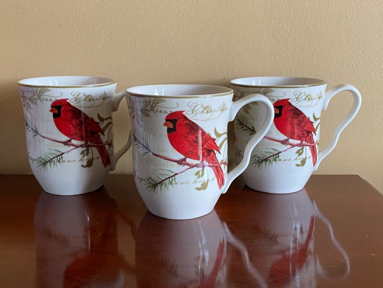 Set of 3 "Holiday Wishes" Mugs by 222 Fifth - photo 2