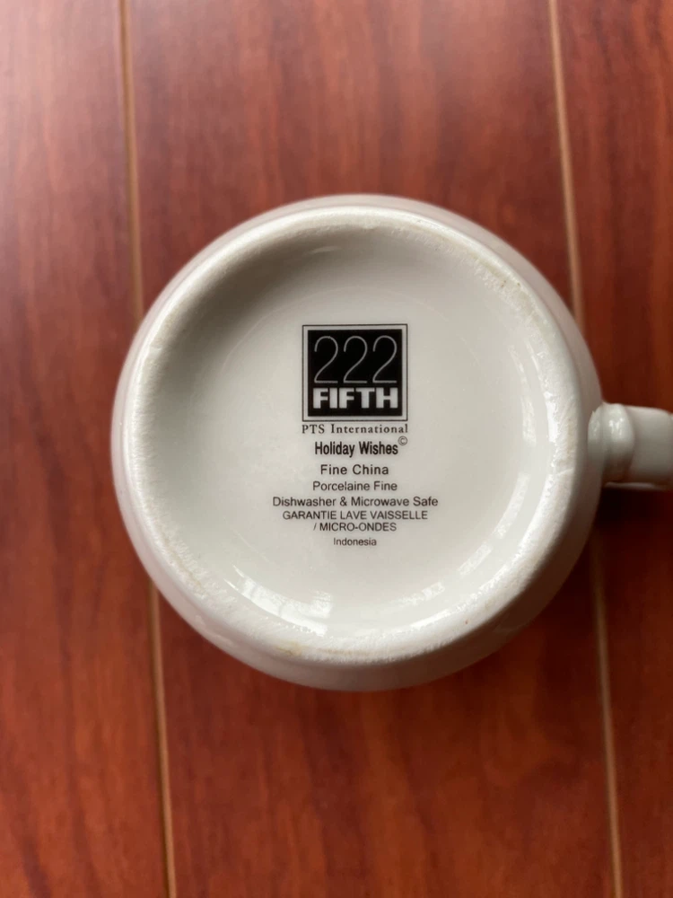 Set of 3 "Holiday Wishes" Mugs by 222 Fifth - photo 3