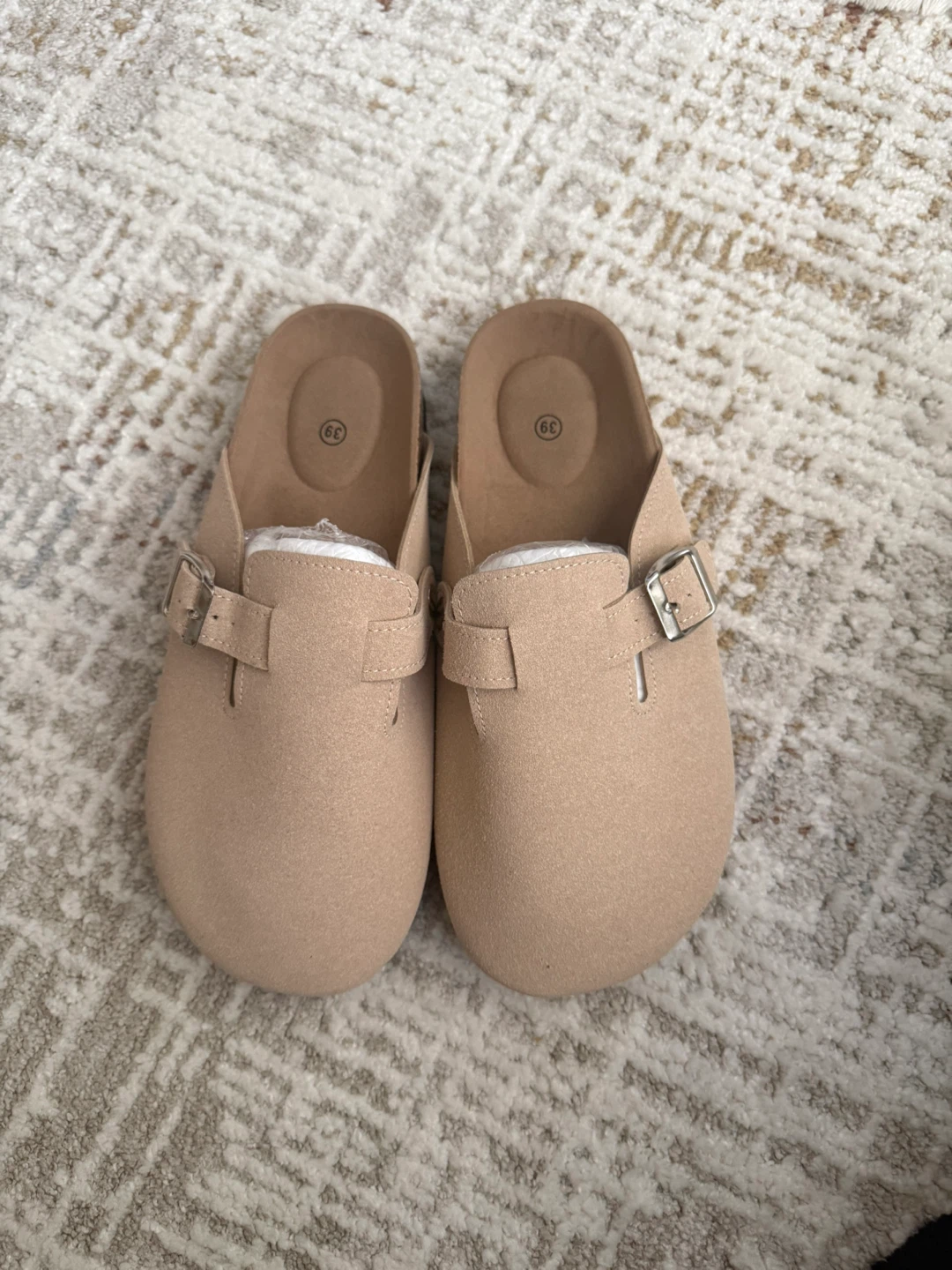 Cloggs Beige Slip-On Clogs with Socks - photo 3