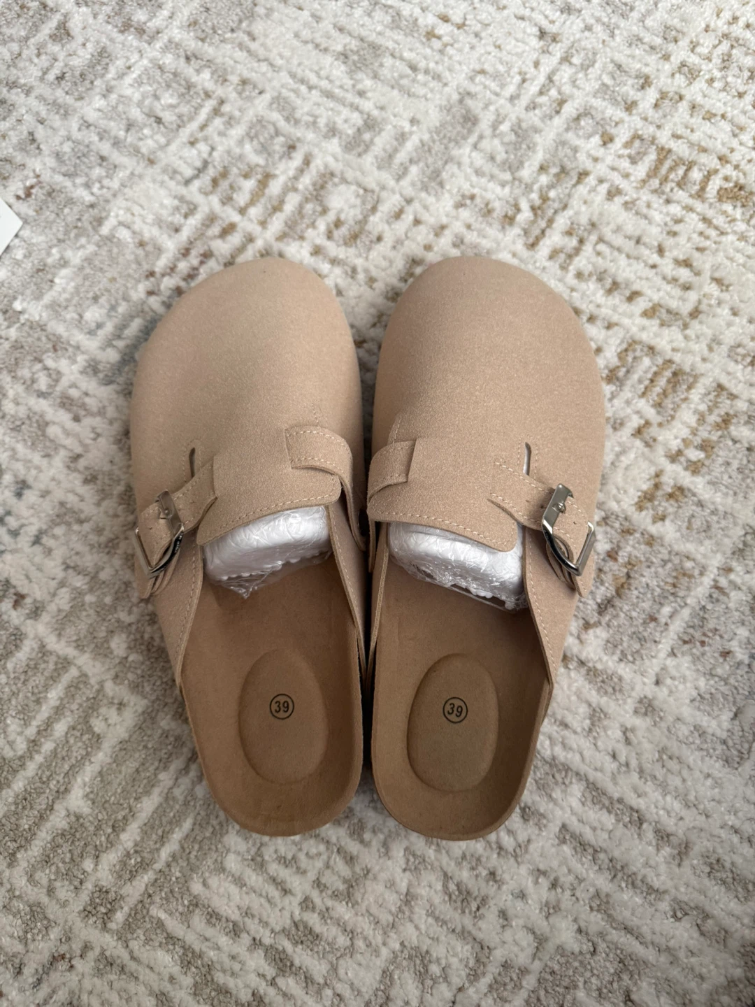 Cloggs Beige Slip-On Clogs with Socks - photo 4
