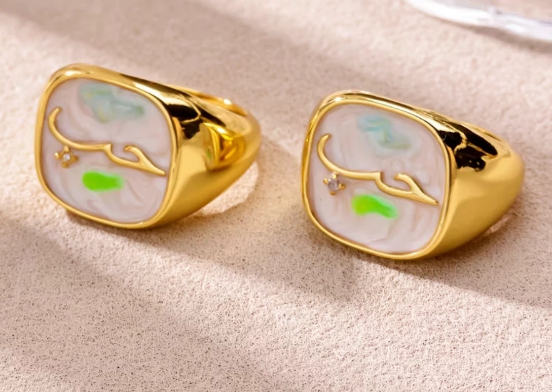 18 karat gold plated ring only for $23