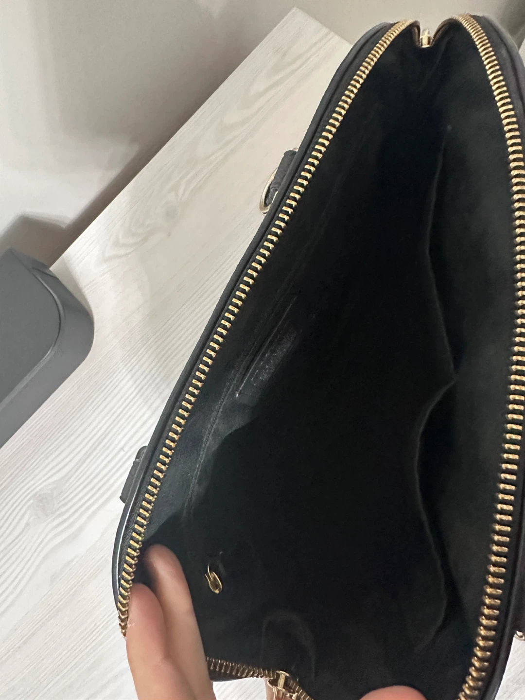 Black Coach Dome Satchel Handbag - photo 3