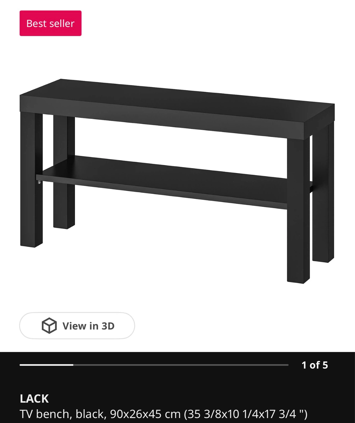 Ikea LACK TV Bench