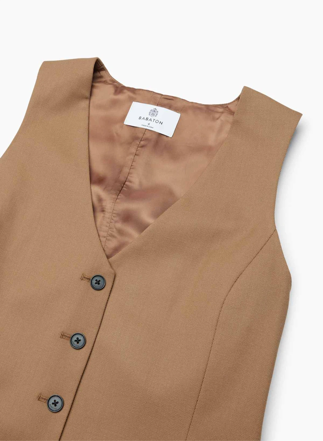 Babaton Camel Vest size 6 - photo 2