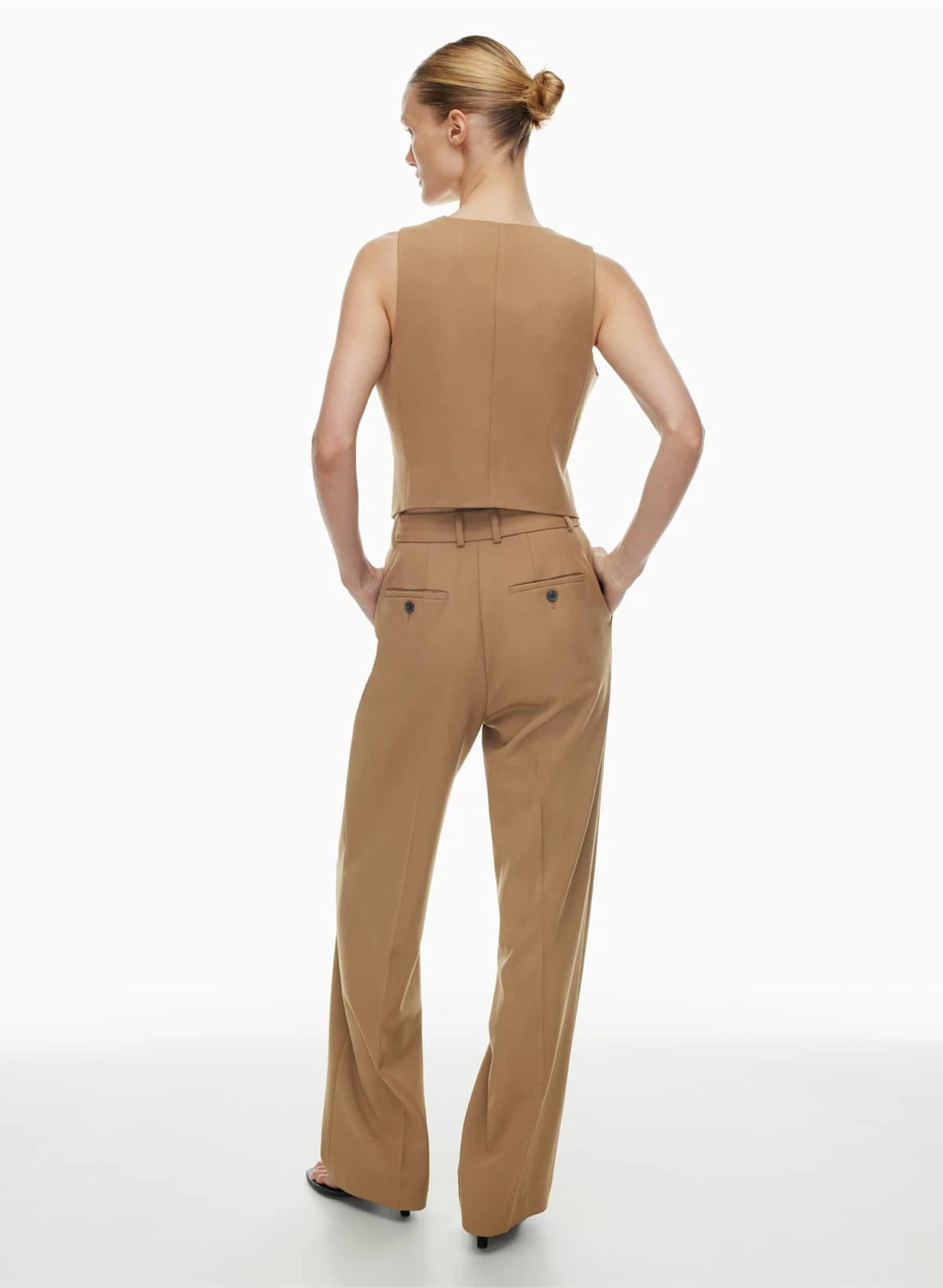 Babaton Camel Vest size 6 - photo 3