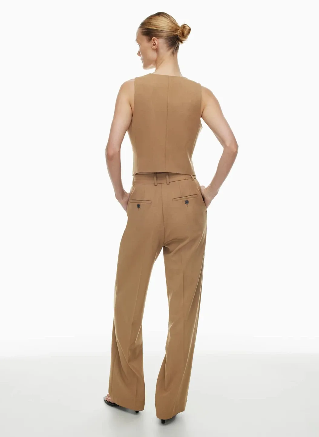 Babaton Camel Vest size 6 - photo 3