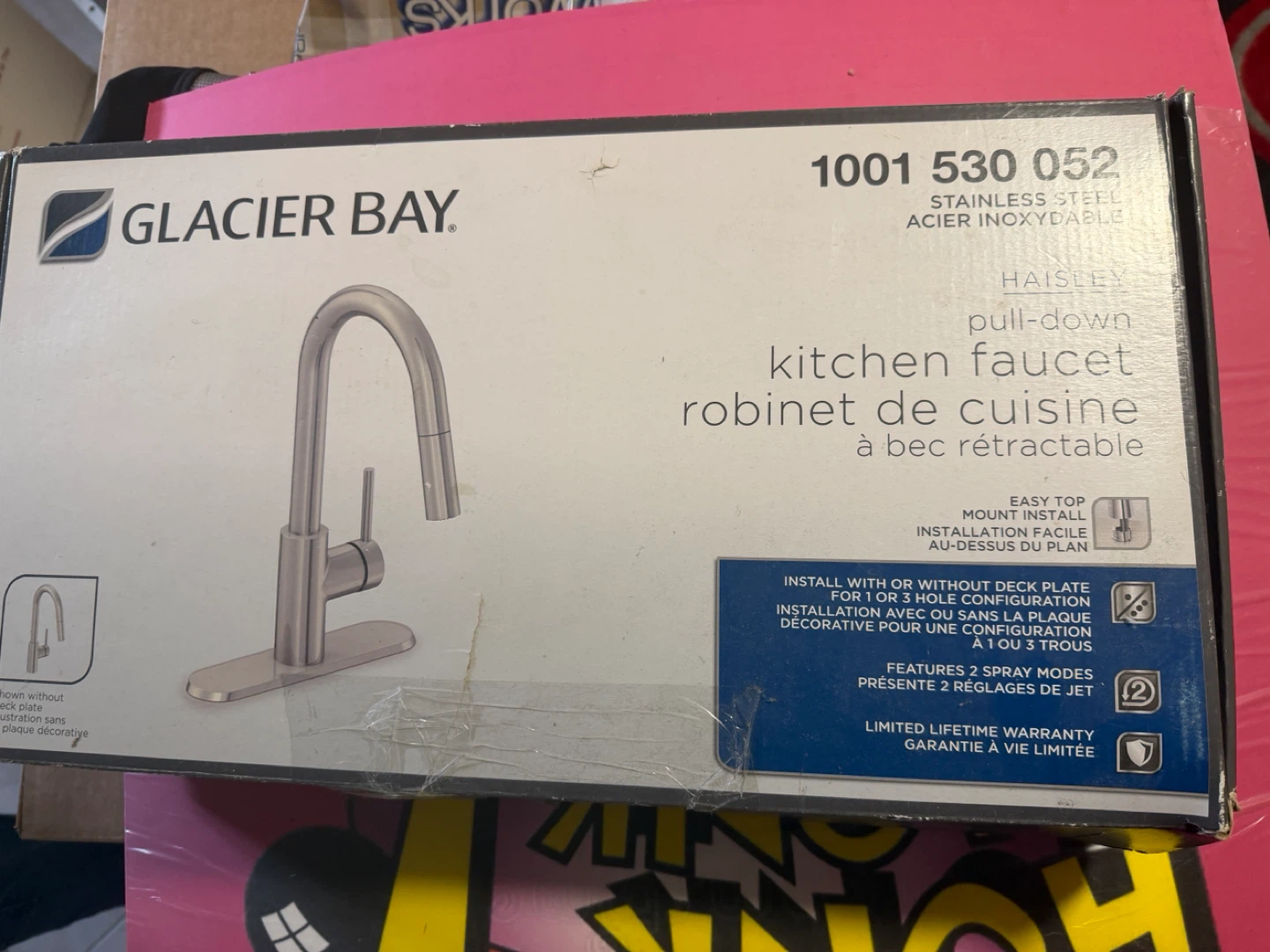 Glacier Bay Haisley Pull-Down Kitchen Faucet