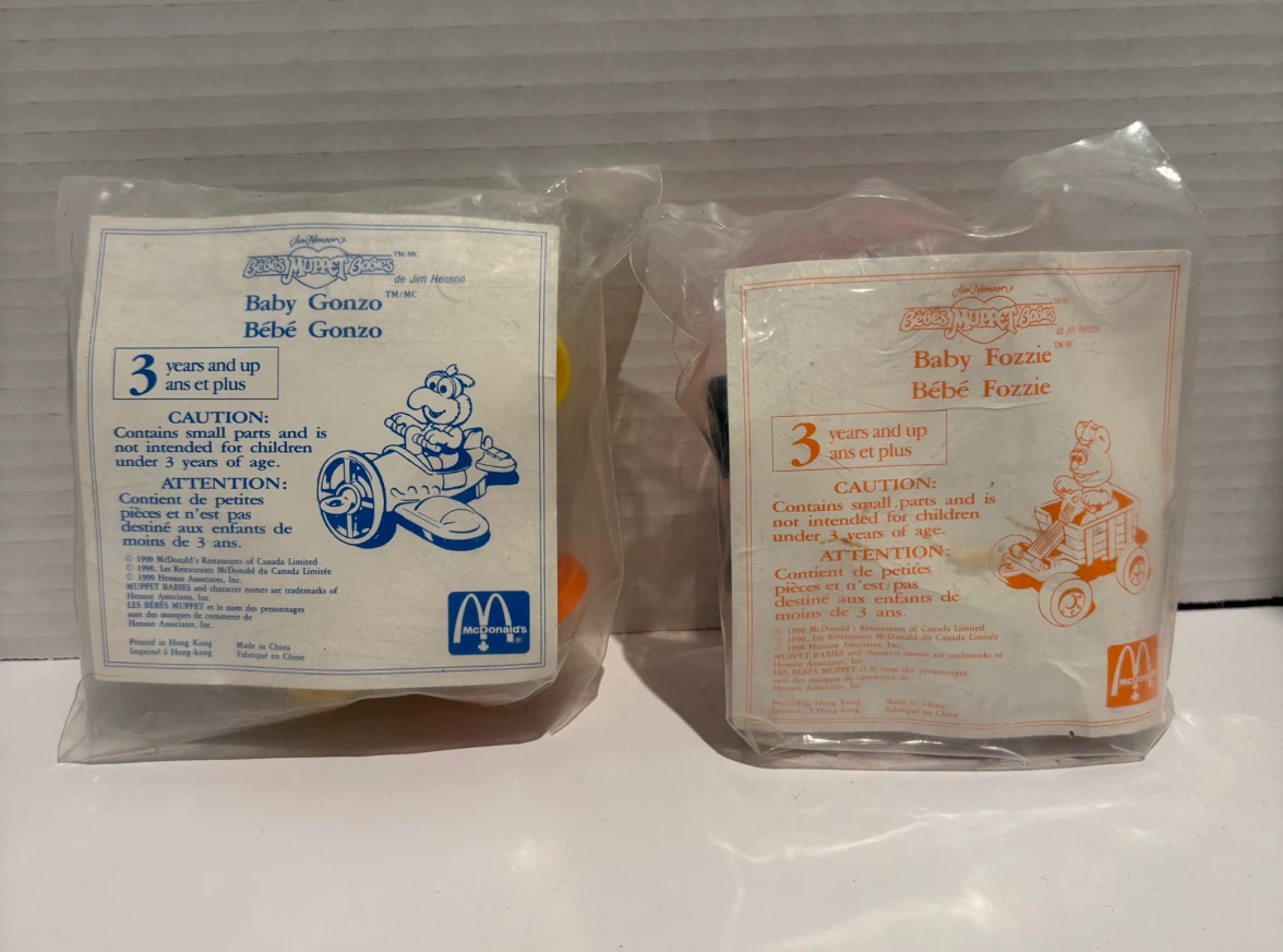 McDonald's Muppet Babies Fast Food Toys (4 Pieces) - photo 3