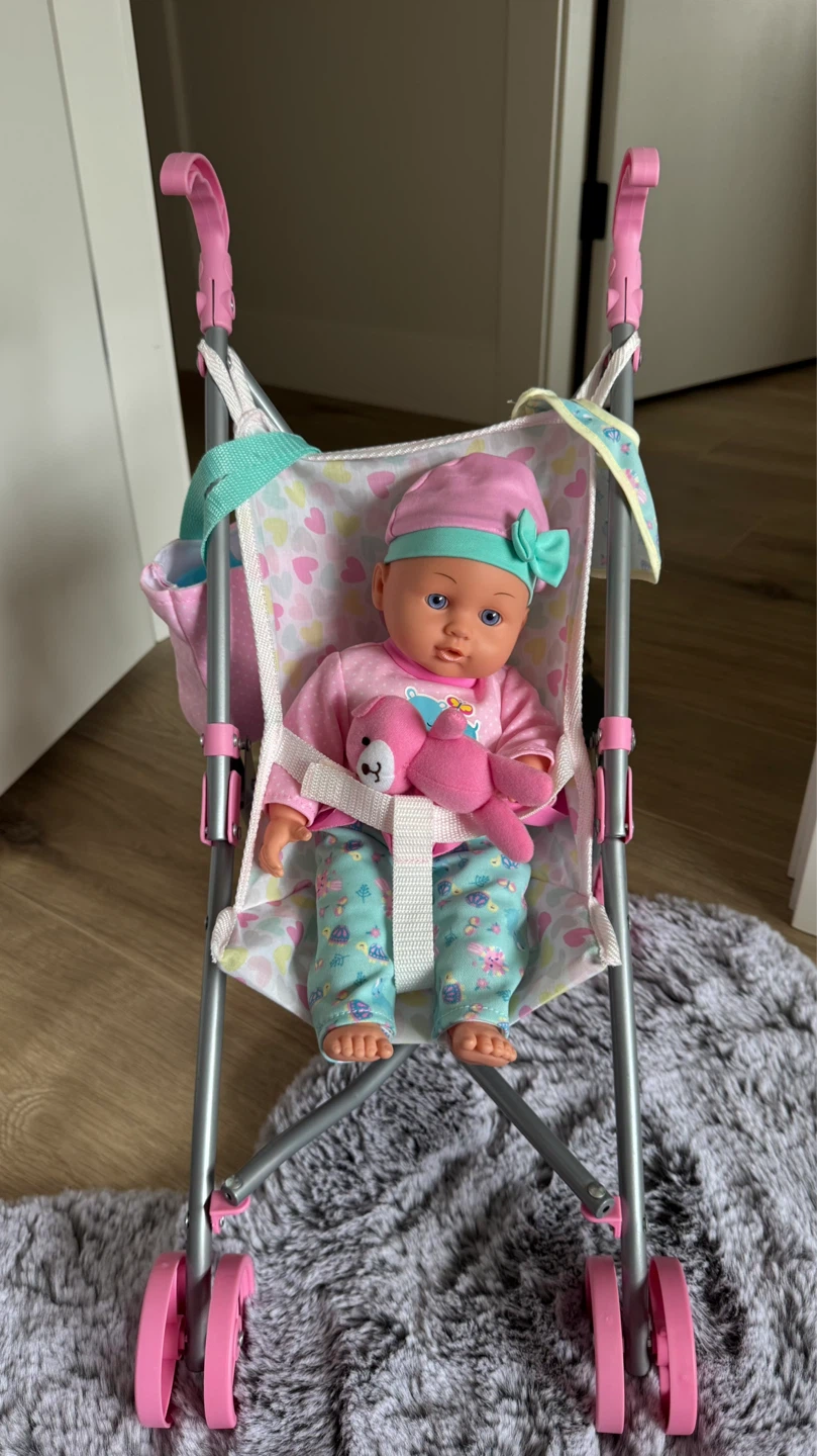 Baby Doll with Stroller
