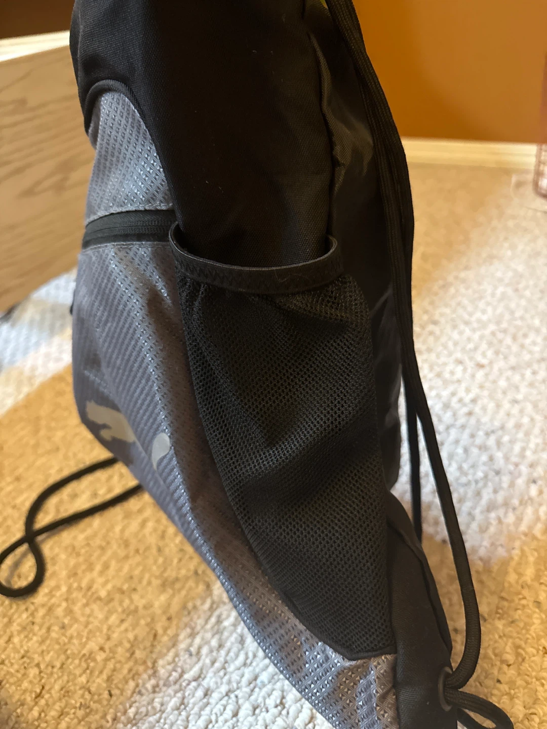 Puma Black Drawstring Gym Bag - photo 4