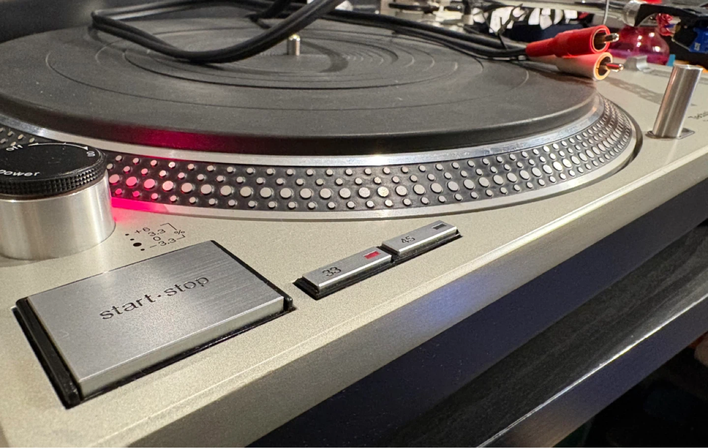 Technics 1200MKII turntable EUC with Stanton 500 cartridge