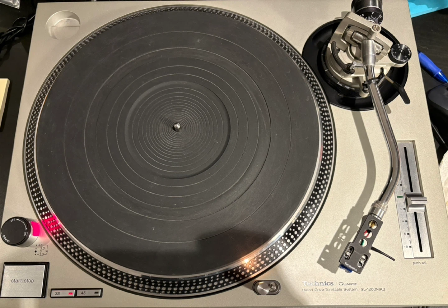 Technics 1200MKII turntable EUC with Stanton 500 cartridge - photo 3