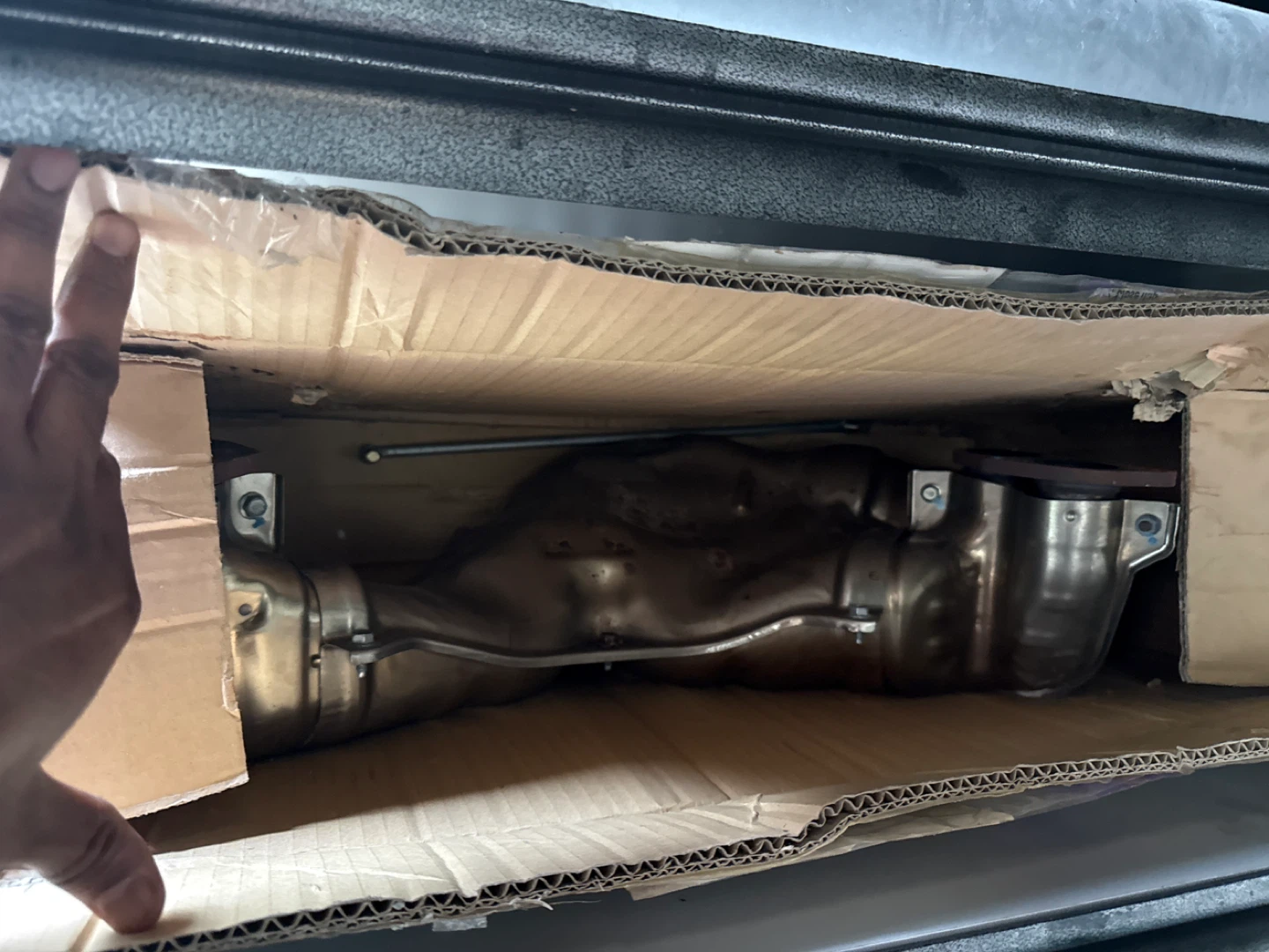 Complete BRZ OE exhaust system - photo 3