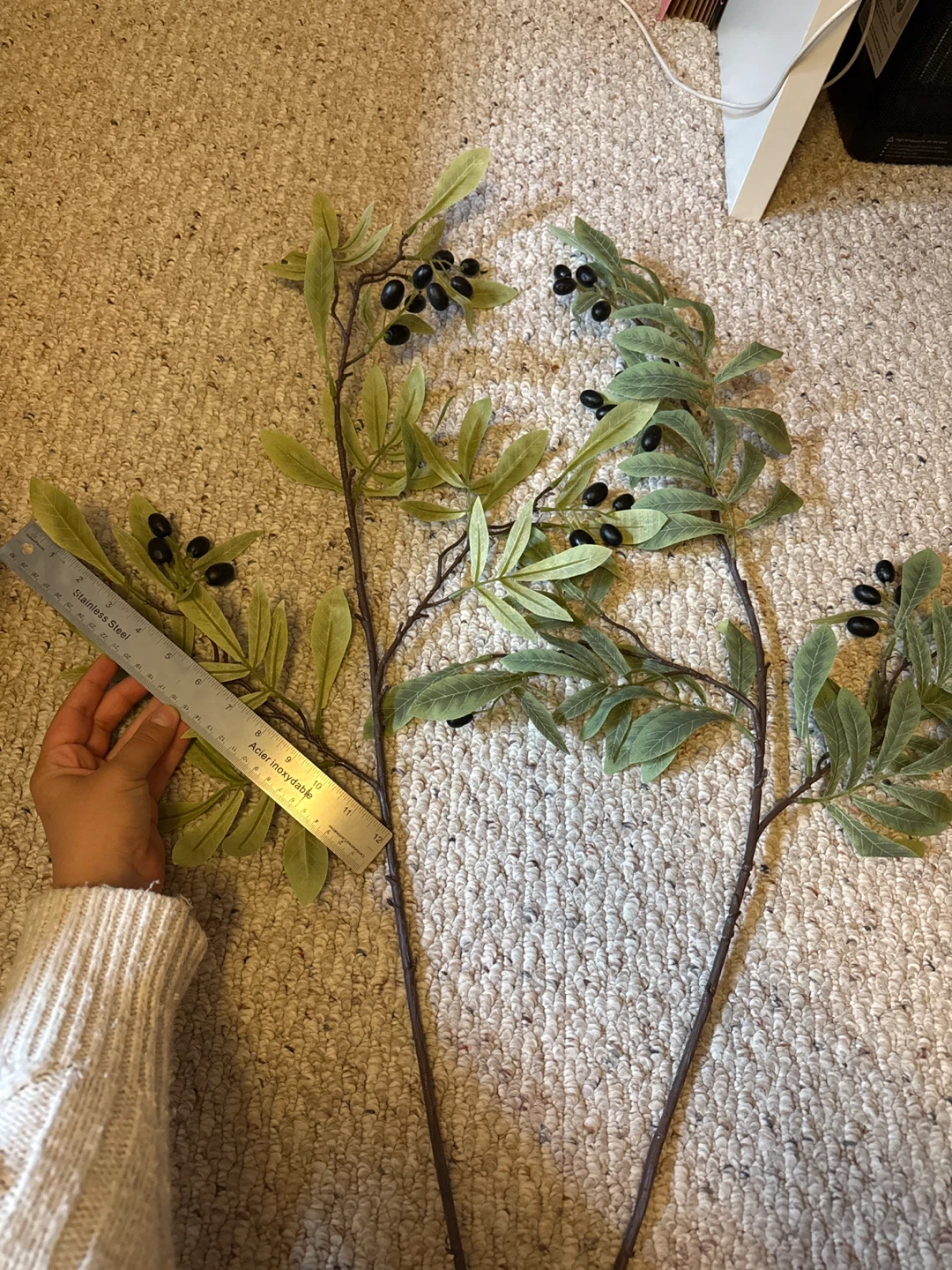 Micheal’s Faux Olive Branch Stems - photo 5