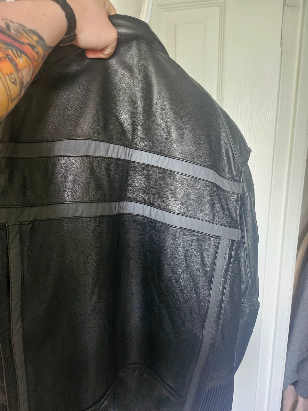 Leather jacket - photo 3