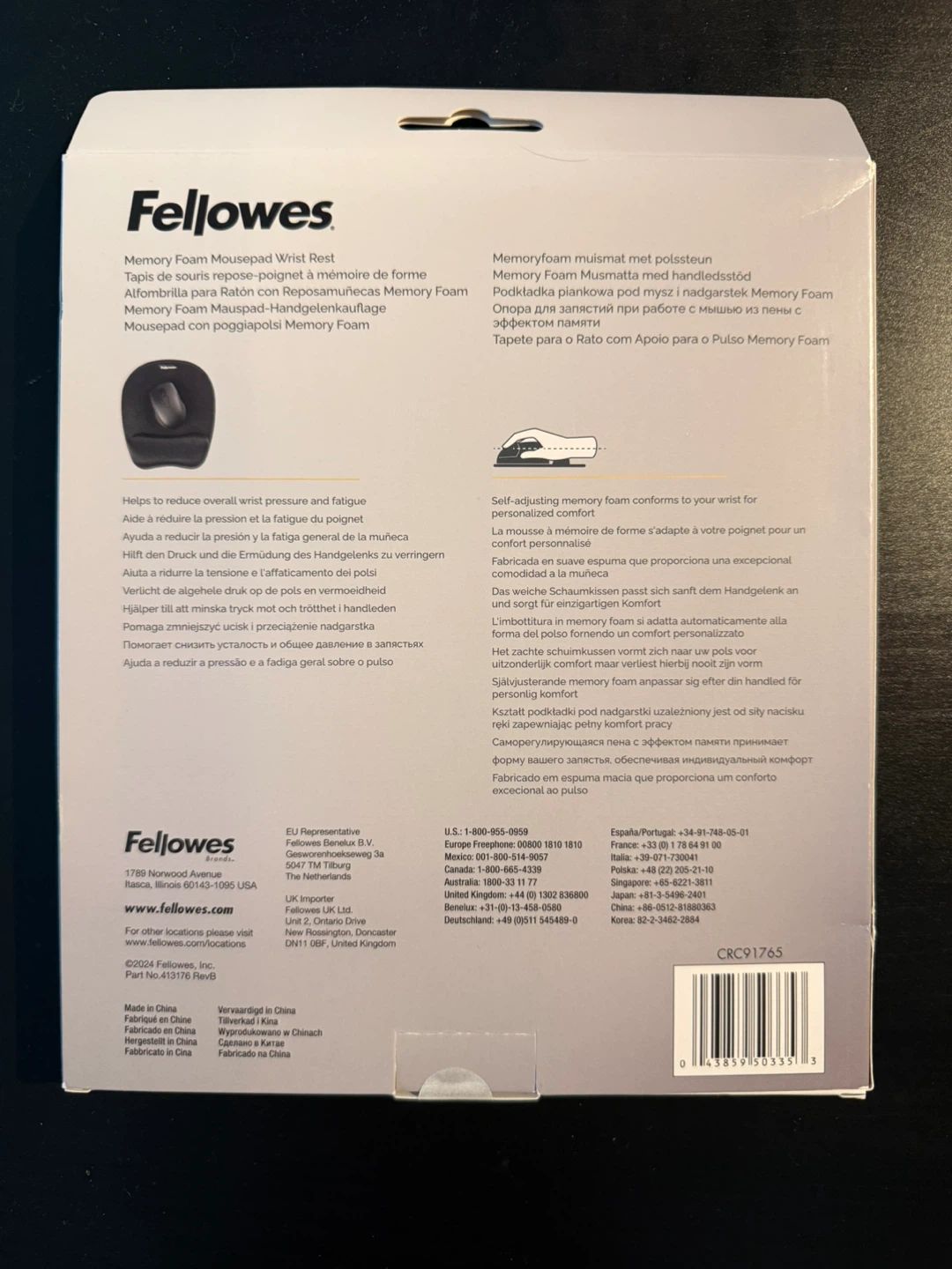 🆕 Memory Foam Mousepad Wrist Rest - photo 3