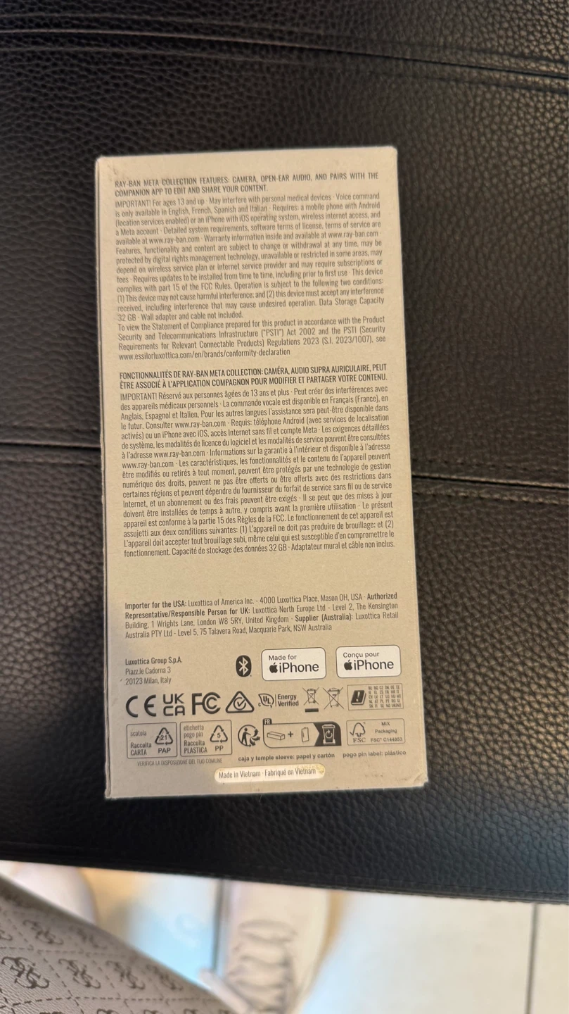 Ray-Ban x Meta Wayfarer Smart Glasses gen1 - photo 3