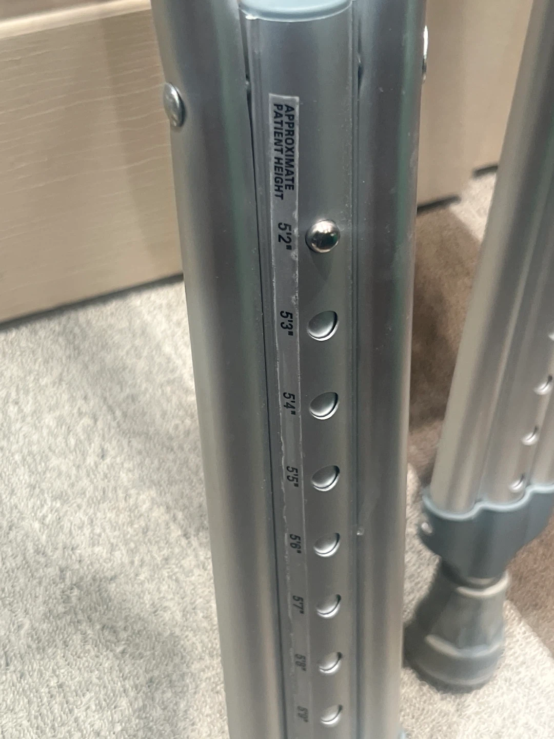 Adjustable Crutches Pair - photo 2
