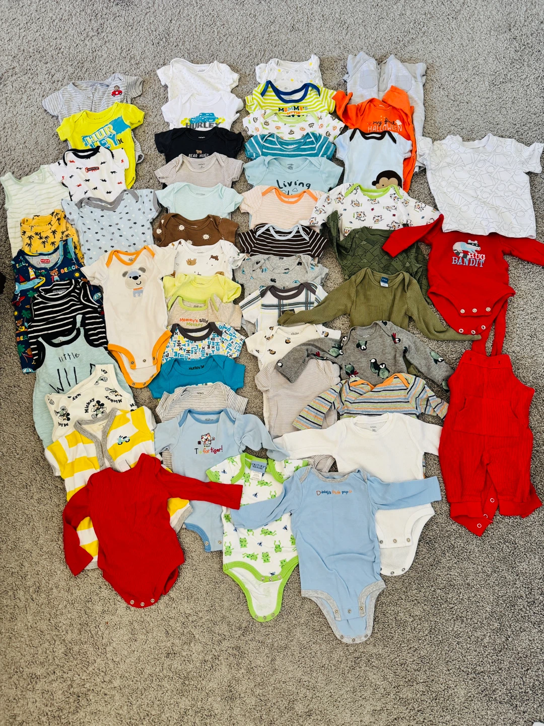 Mixed Baby boy clothes 0-3 months