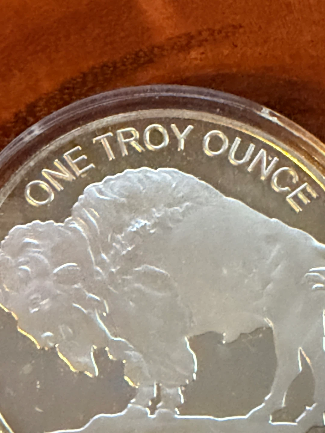 One Troy Ounce 999 Fine Silver Coin Indian/Buffalo - photo 5