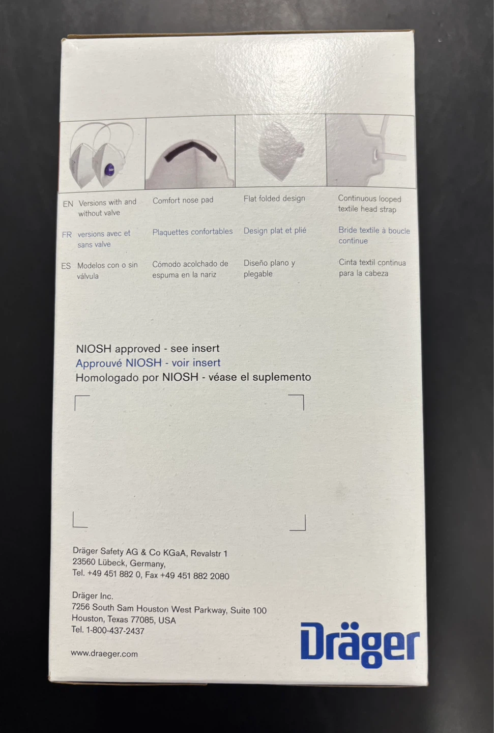 Dräger X-plore 1750 N95 Particulate Respirator - photo 3