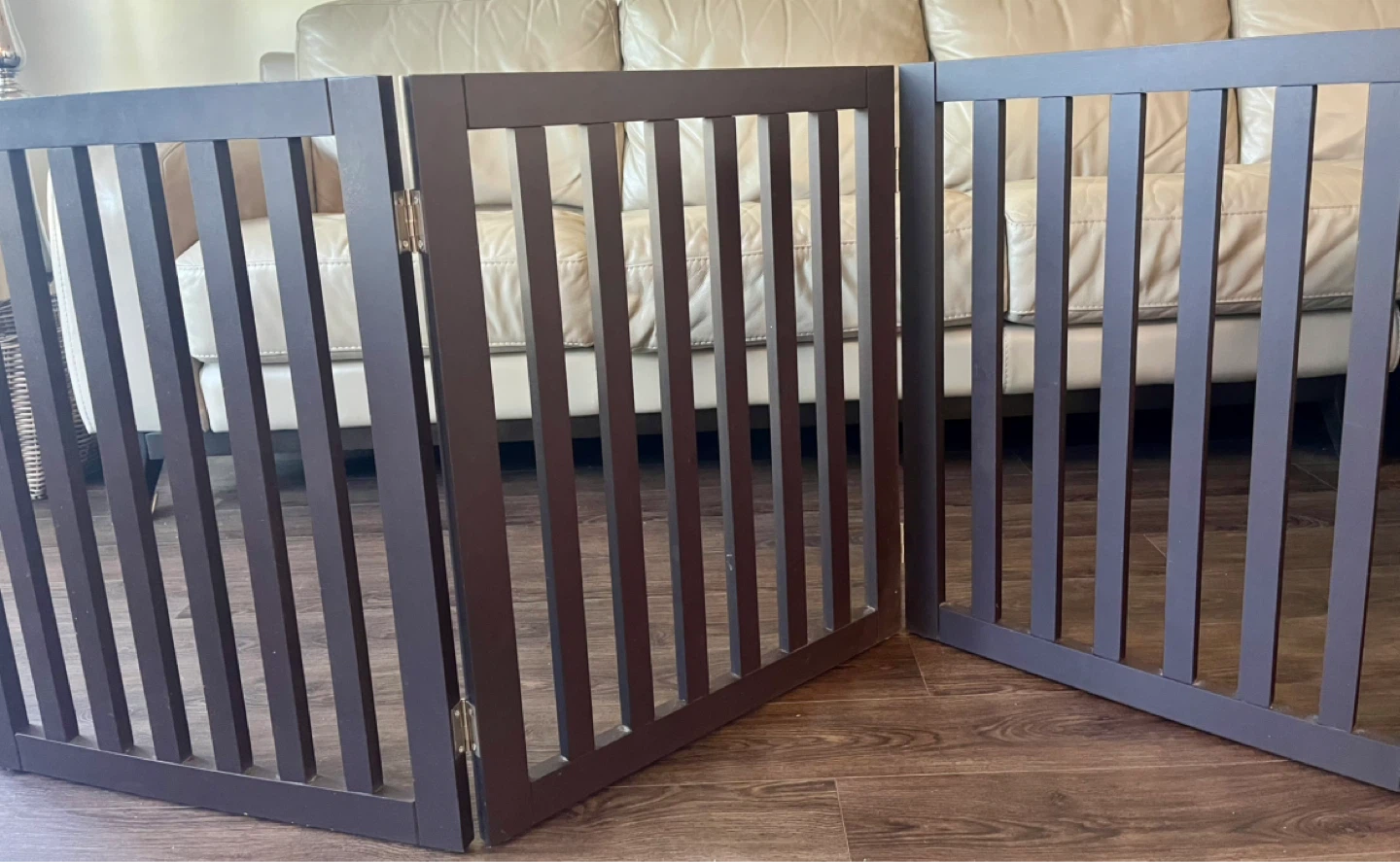 Brown Wooden Pet Gate - photo 2