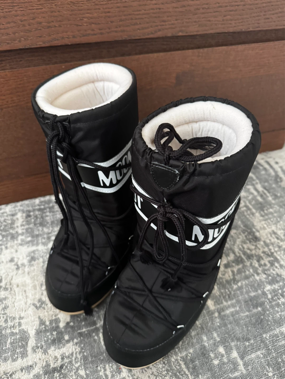 Moon Boot Black Snow Boots