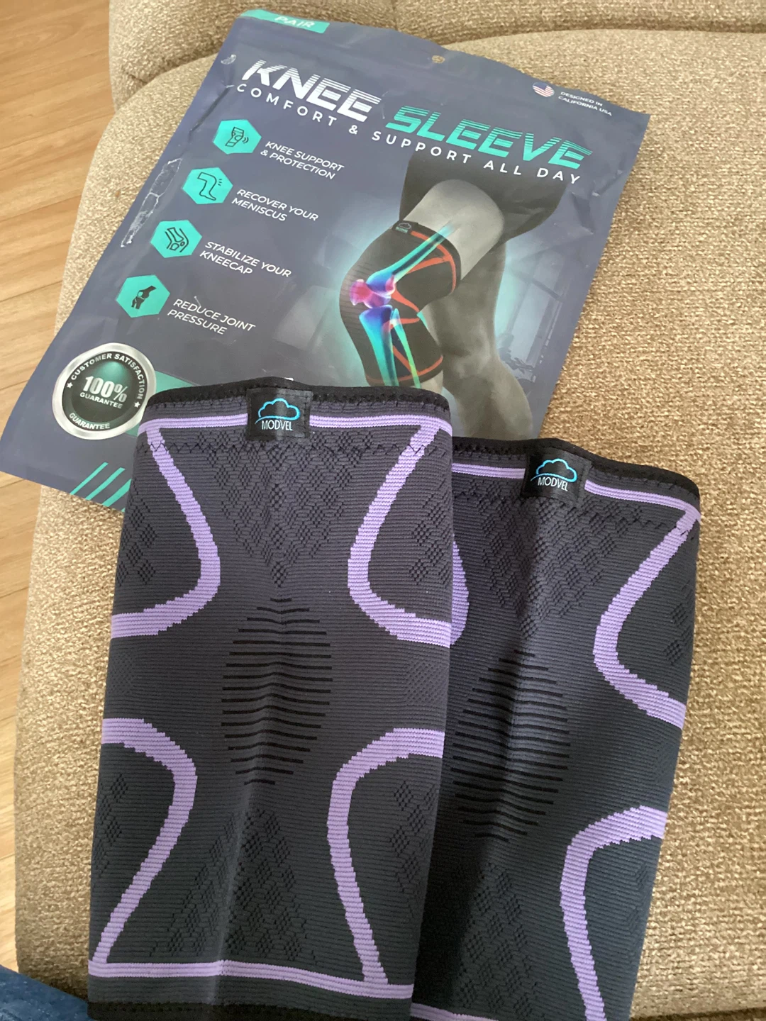 New Knee Compression Sleeves - Large (Pair) - photo 3