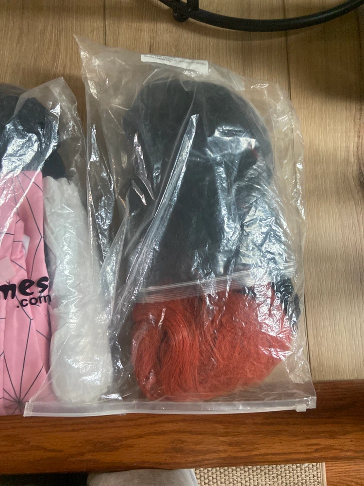 Nezuko Cosplay Wig and Costume Set - photo 2