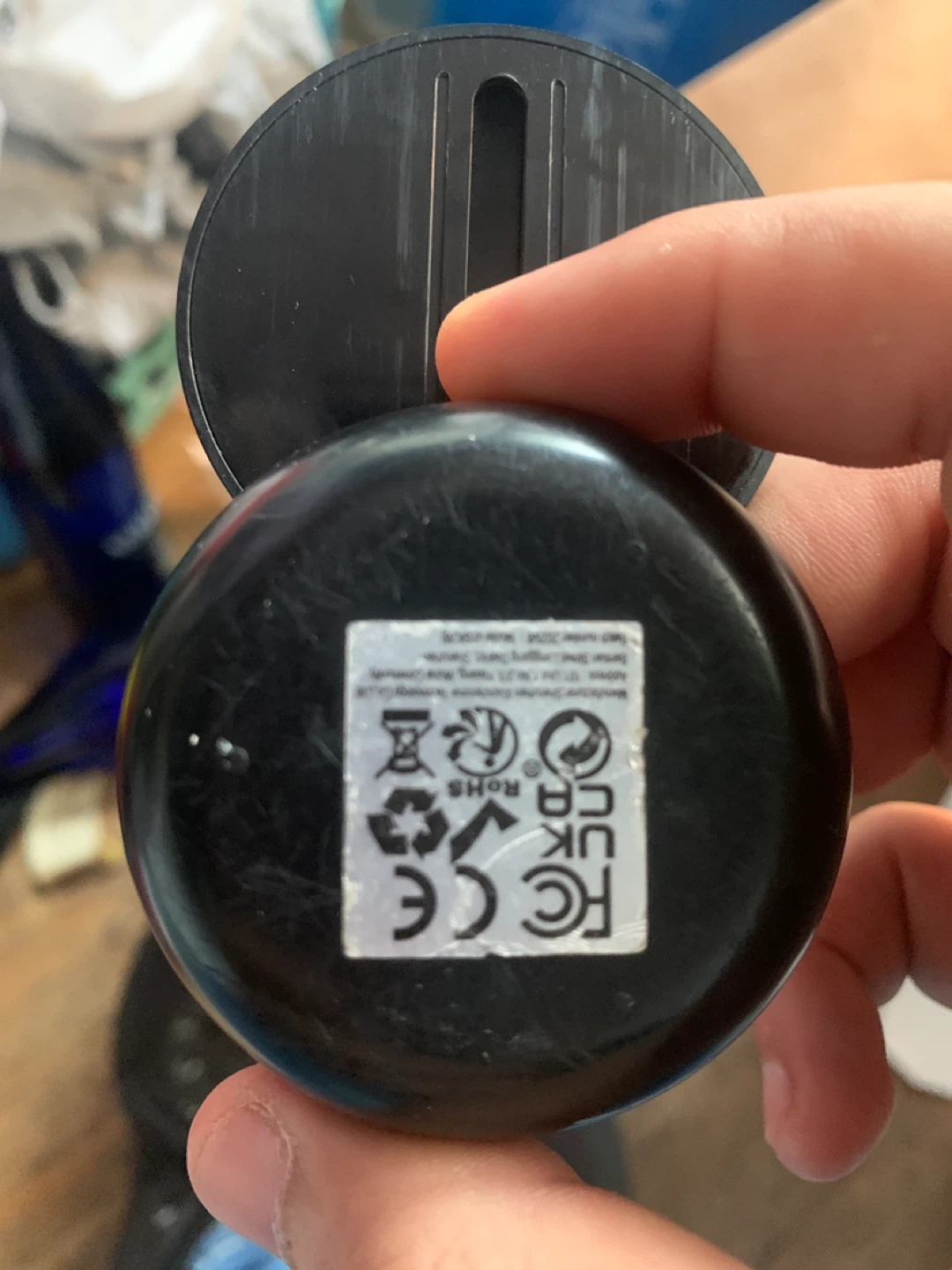 Black Wireless Earbuds with Charging Case - photo 2