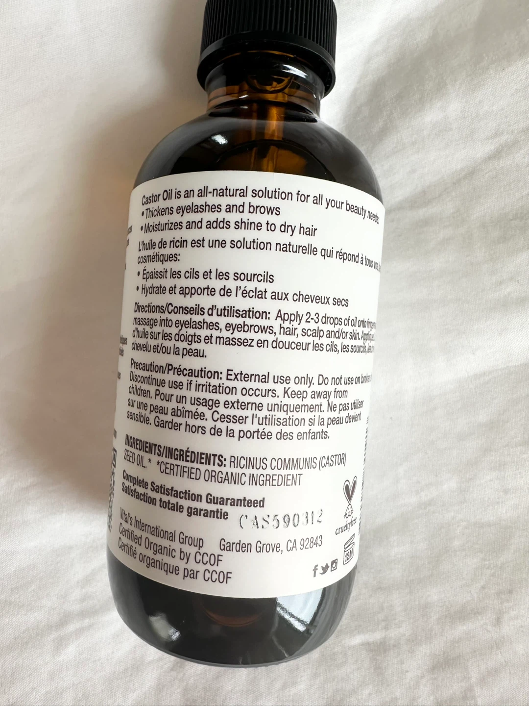 🆕 Pura D'Or Organic Castor Oil 118 ml - photo 4