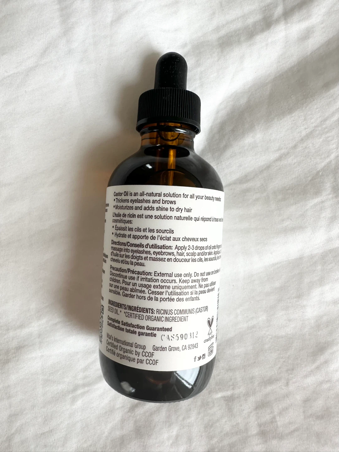 🆕 Pura D'Or Organic Castor Oil 118 ml - photo 5