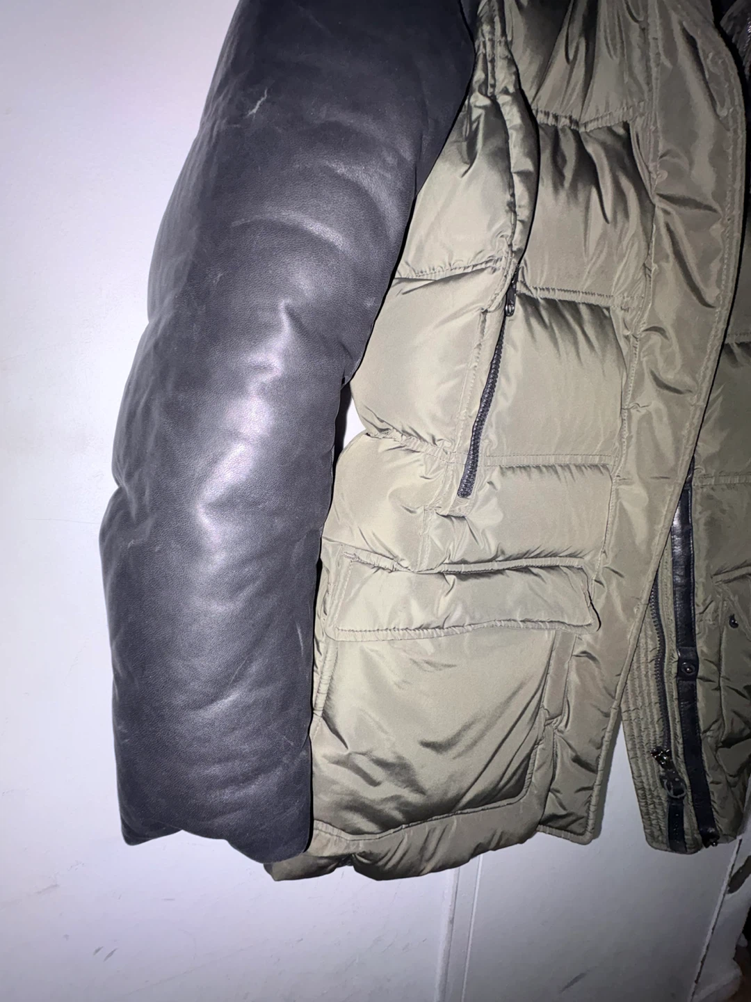 Mackage Puffer Jacket with Leather Sleeves - photo 3