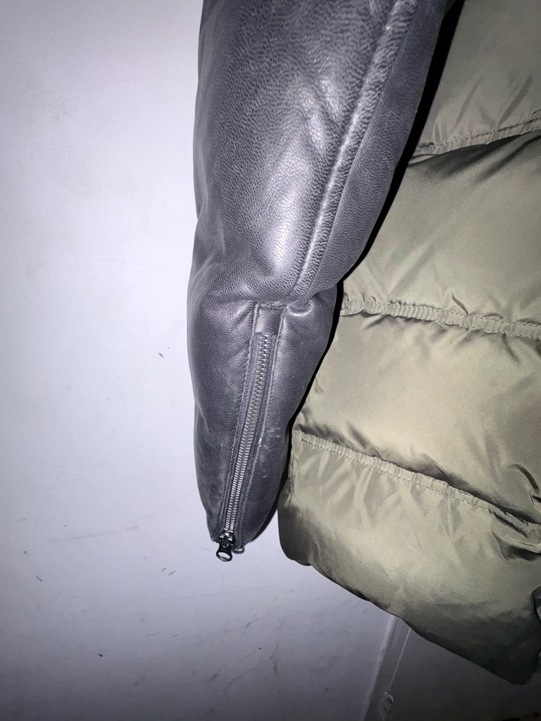 Mackage Puffer Jacket with Leather Sleeves - photo 4