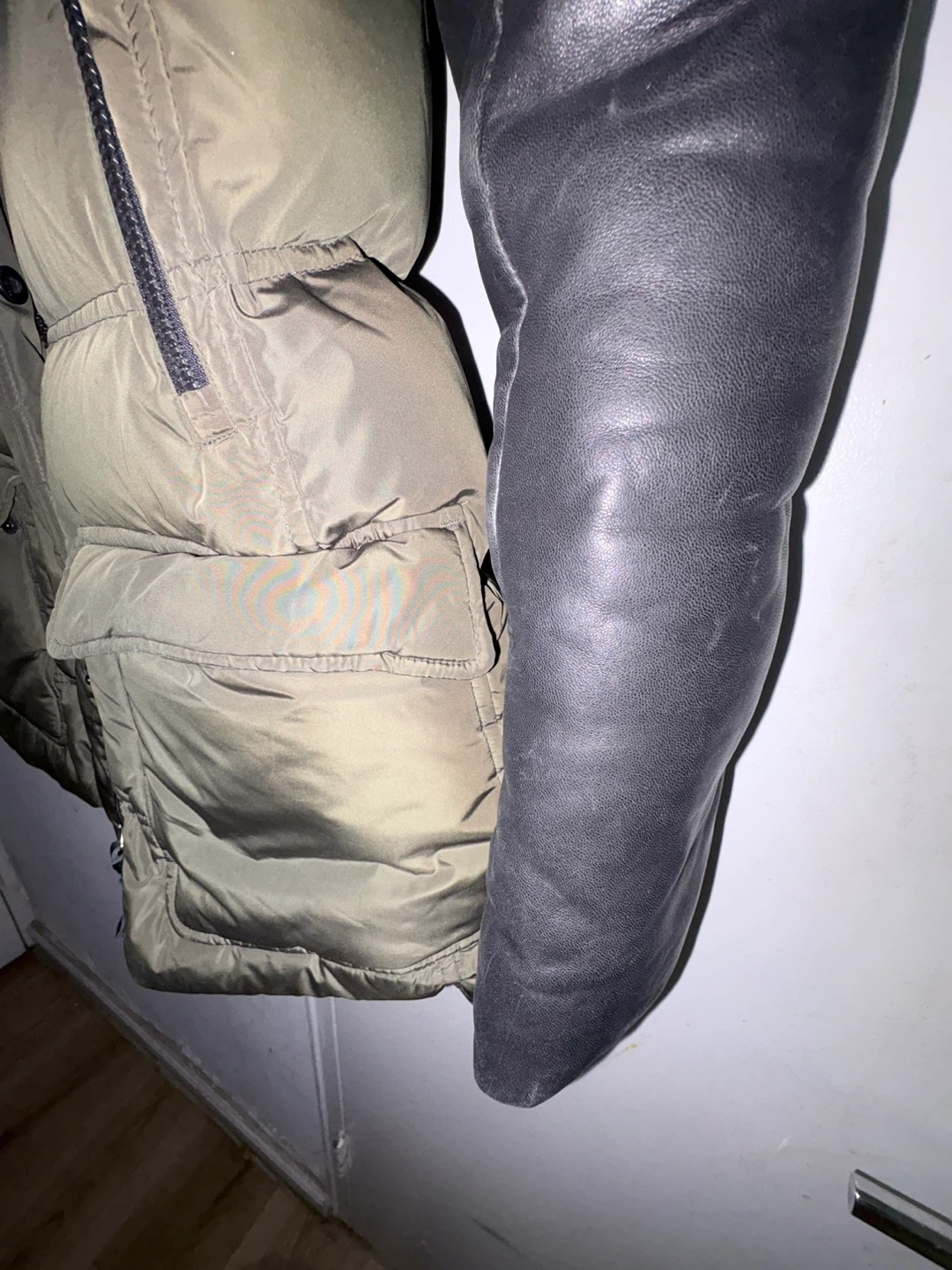 Mackage Puffer Jacket with Leather Sleeves - photo 5