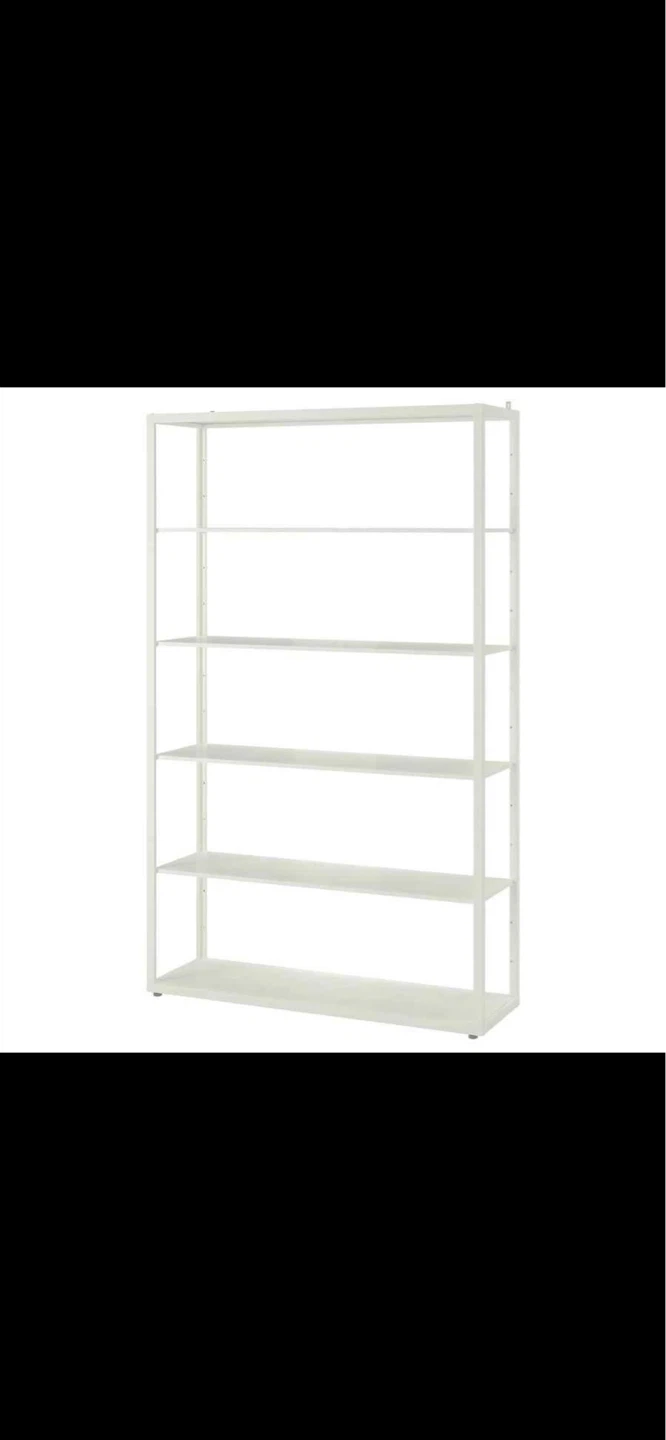 White IKEA Fjalkinge Bookcase - photo 2
