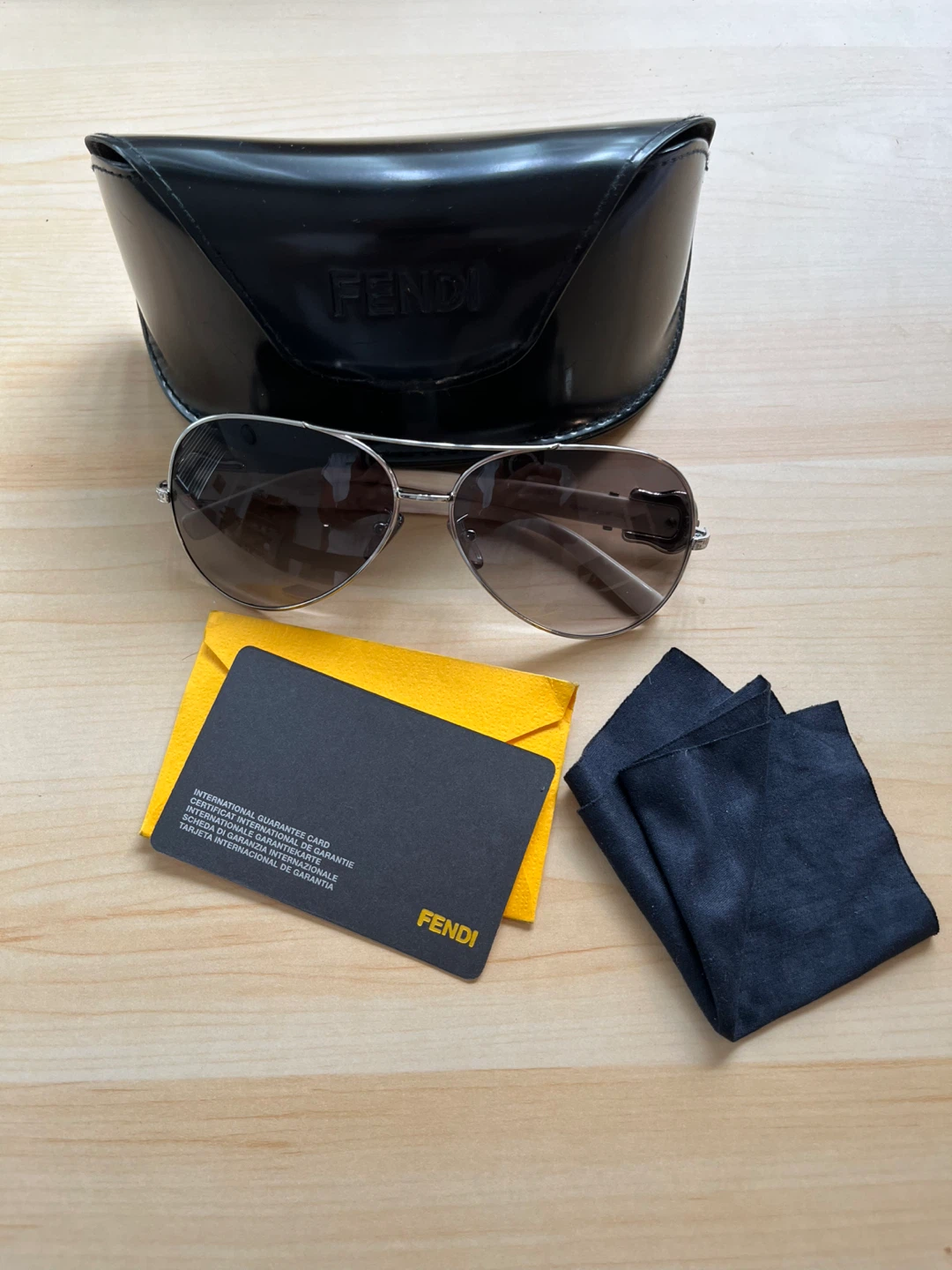 Fendi Aviator Sunglasses with Case