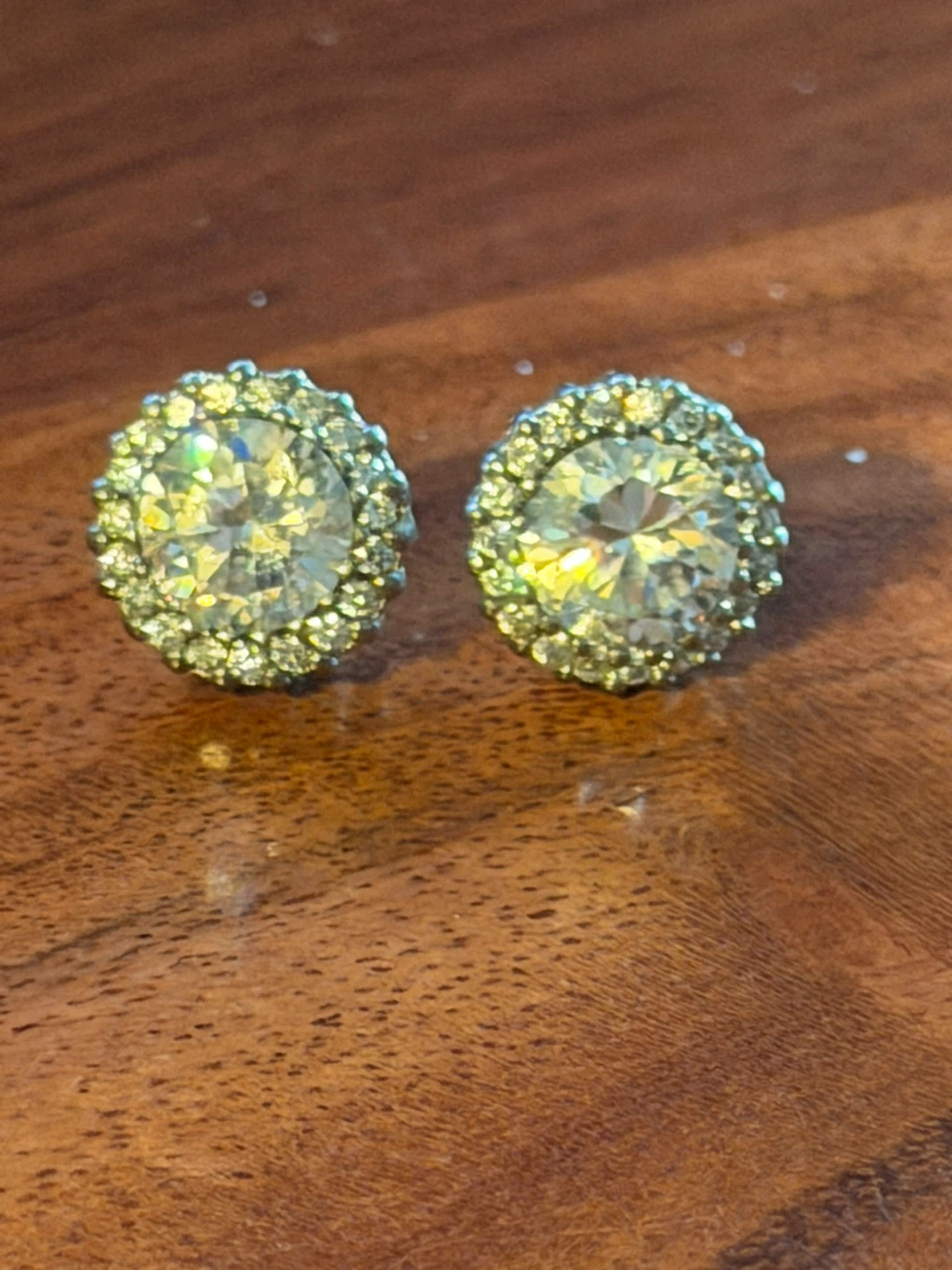 Set of 4 Pairs CZ Sterling 925 Stud Earrings
