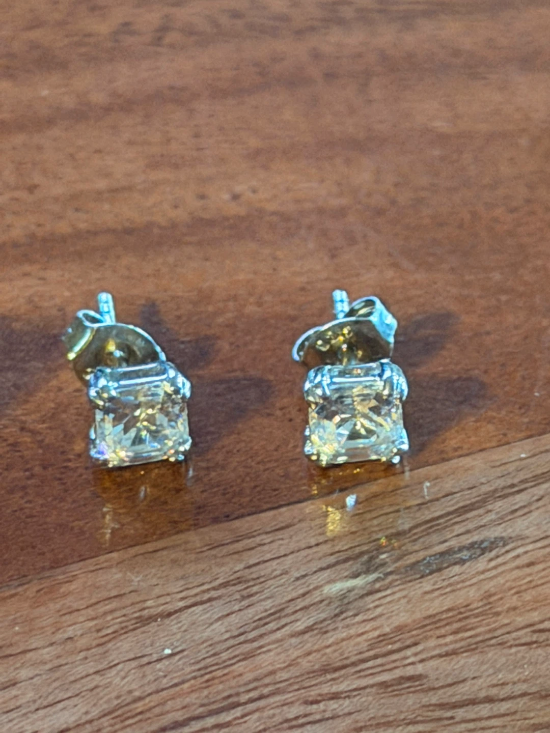 Set of 4 Pairs CZ Sterling 925 Stud Earrings - photo 4