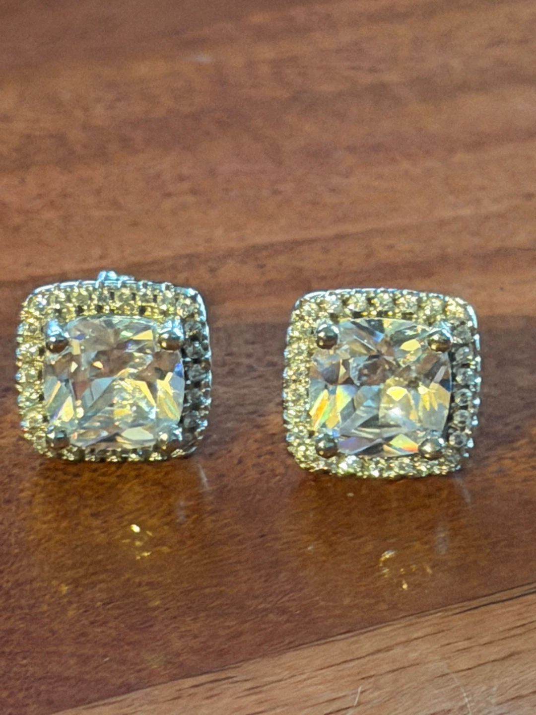 Set of 4 Pairs CZ Sterling 925 Stud Earrings - photo 3