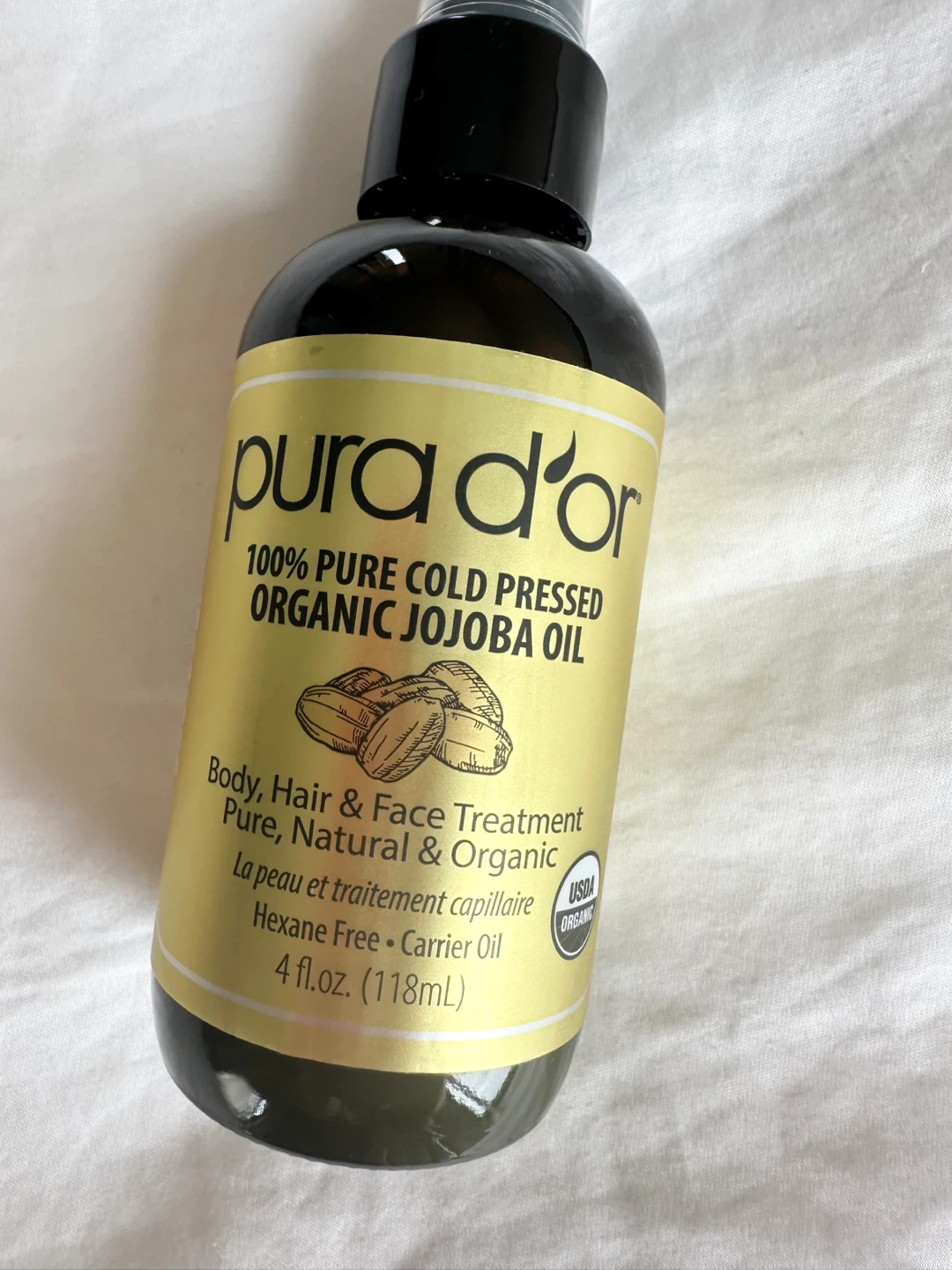🆕 Pura D'Or 100% Pure Cold Pressed Organic Jojoba Oil - photo 2