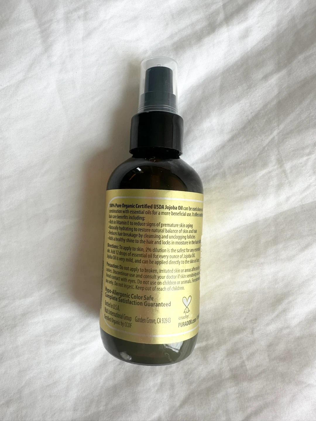 🆕 Pura D'Or 100% Pure Cold Pressed Organic Jojoba Oil - photo 5