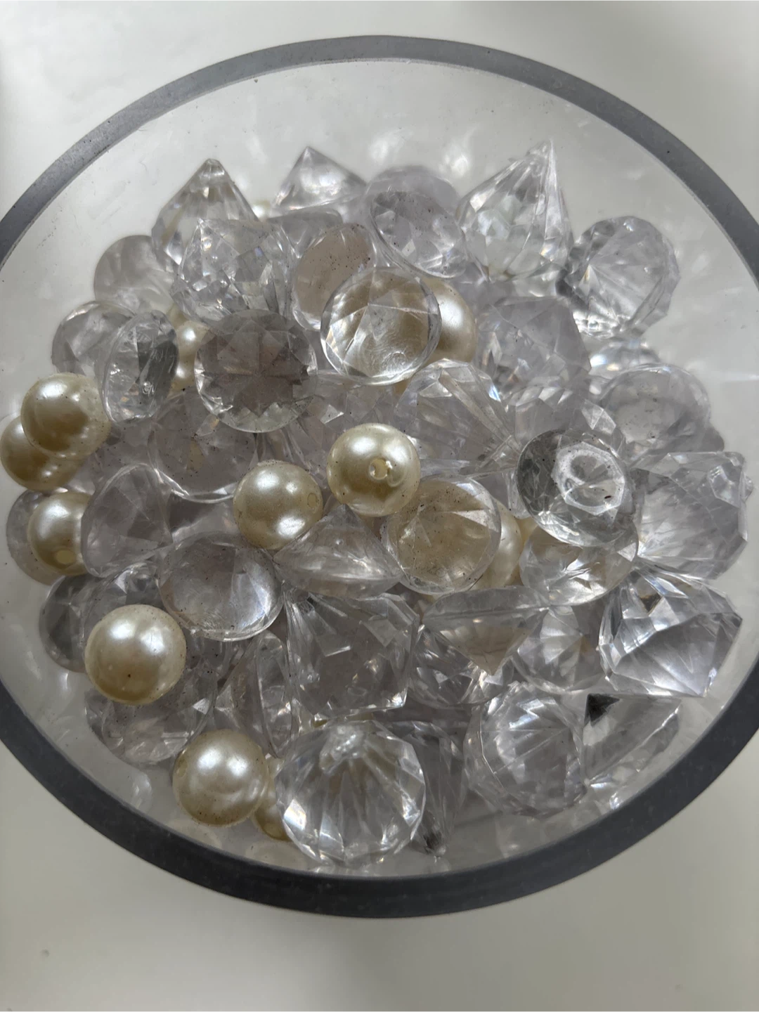 Acrylic Diamonds and Pearls Vase Fillers - photo 2