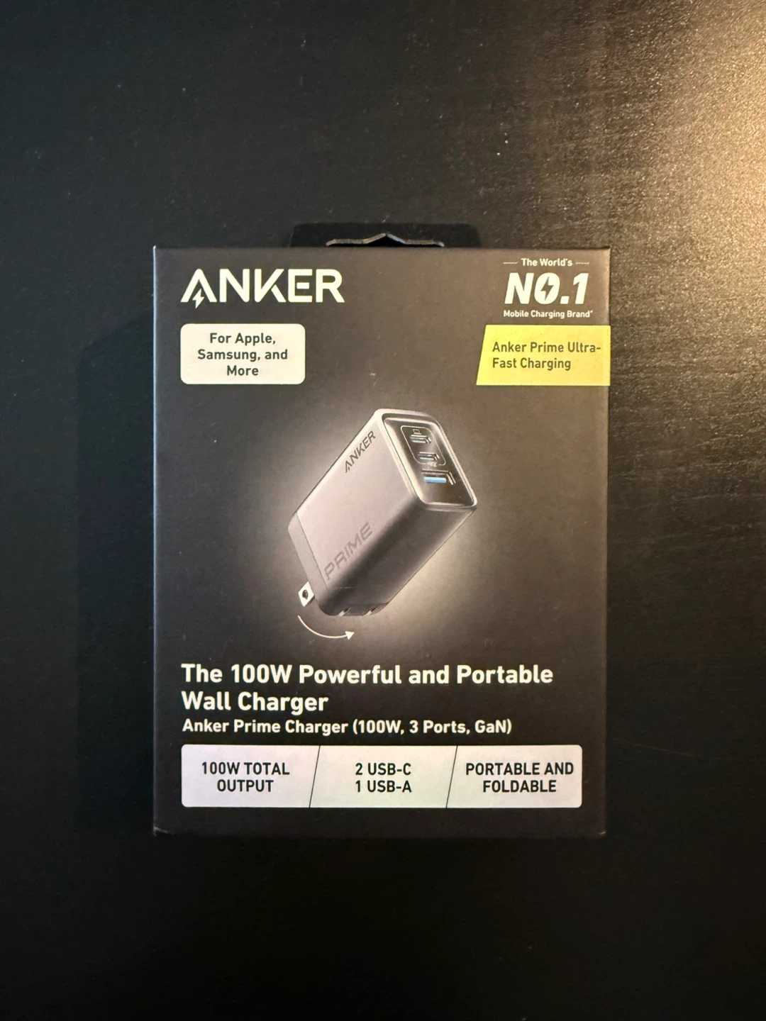🆕 Anker Prime 100W 3-Port Wall Charger - photo 2