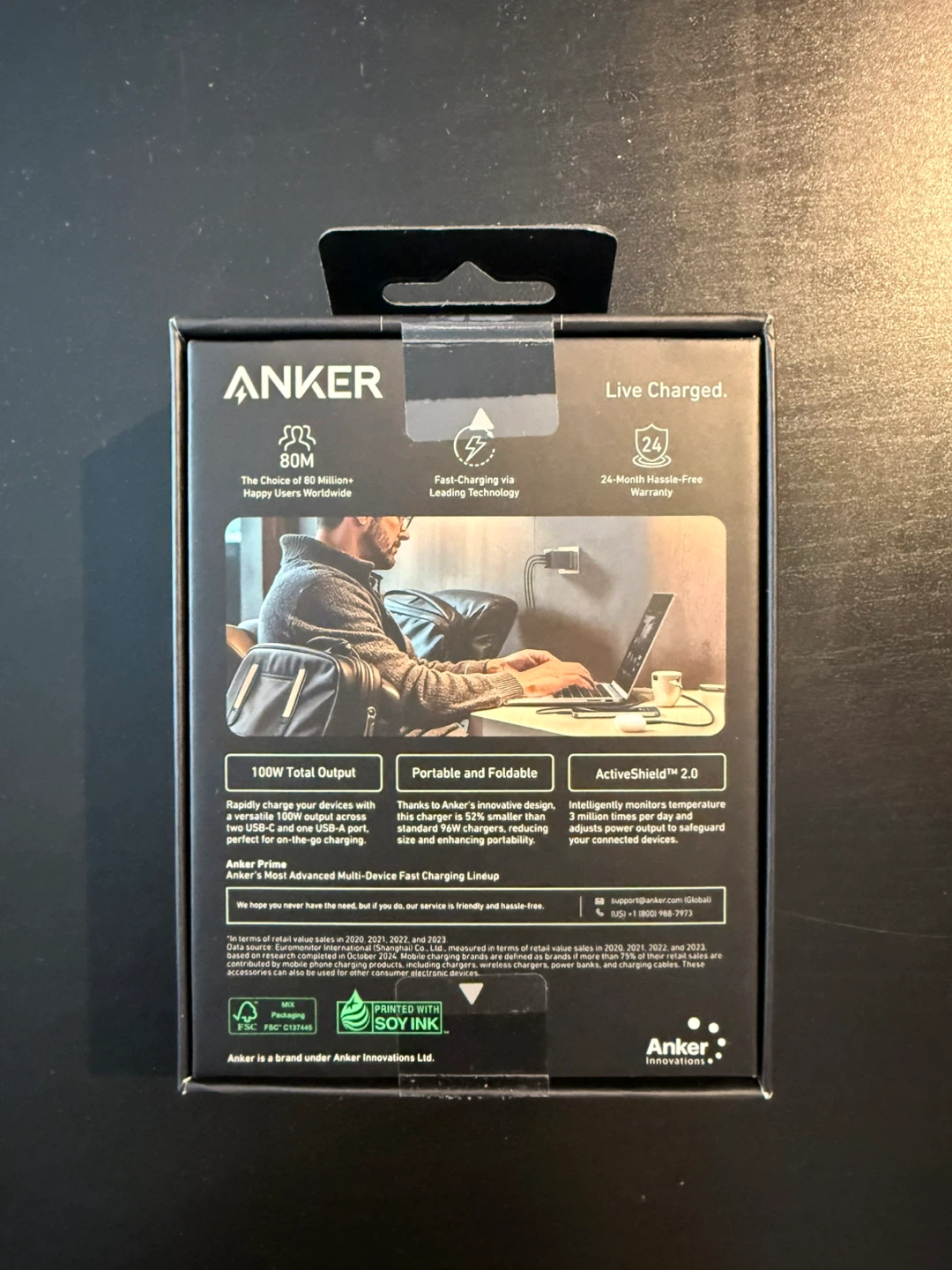 🆕 Anker Prime 100W 3-Port Wall Charger - photo 3